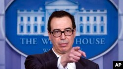 El secretario del Tesoro, Steven Mnuchin, dijo en un comunicado que la administración Trump no permitirá la manipualción de elecciones parlamentarias en Irán.
