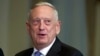 Defense Secretary Jim Mattis responds to a reporter's question during a meeting with Libyan Prime Minister Fayez Serraj at the Pentagon, Nov. 30, 2017.