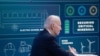 President Joe Biden speaks during a virtual meeting on securing critical mineral supply chains in Washington on Feb. 22, 2022.
