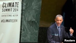 Obama dijo que EE.UU. reducirá la emisión de gases de efecto invernadero un 17% para 2020.