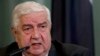 Ministan harkokin wajen Syria Walid al Mouallem