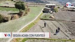 Sequía acaba con fuentes hídricas en Bolivia