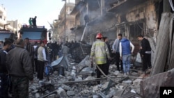 La mayor parte de Alepo, Siria, está en ruinas, tras años de guerra civil.