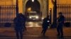 A police van believed to be transporting Moroccan Ayoub El-Khazzani leaves the courthouse in Paris, France, August 26, 2015. 