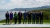 FILE - G-7 summit participants pose for a family photo, in Charlevoix, Canada, June 8, 2018, 