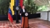 El líder opositor venezolano Juan Guaidó en una conferencia de prensa en el este de Caracas, el 19 de mayo de 2021. Foto: Álvaro Algarra - VOA.