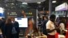 Africa section of Viva Tech fair. (VOA/ L. Bryant)