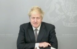 On Nov. 19, 2020, Prime Minister Boris Johnson gave a statement on the defense review via video link from 10 Downing Street.