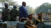 Burundi's President Pierre Nkurunziza arrives for the celebrations to mark Burundi's 55th anniversary of independence at the Prince Louis Rwagasore stadium in Bujumbura, July 1, 2017.