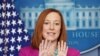 La portavoz de la Casa Blanca, Jen Psaki, en rueda de prensa, el 28 de enero de 2021.