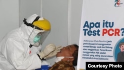 PCR test for ASN Solo City Government in Solo City Hall Complex, Saturday, July 18, 2020. (Photo: Surakarta City Government)