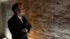 French President Emmanuel Macron visits the temple of Abu Simbel in southern Egypt, Jan. 27, 2019.
