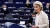 Урсула фон дер Ляєн у Європейському парламенті 15 грудня 2021 р.