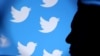 Perfil en negro de Elon Musk frente a logos de Twitter.