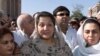 FILE - Kulsoom Nawaz, wife of Nawaz Sharif, is shown Oct. 30, 2000. She was diagnosed with lymphoma last year.