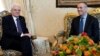 Former senior International Monetary Fund (IMF) official Carlo Cottarelli meets the Italian President Sergio Mattarella at the Quirinal Palace in Rome, Italy, May 28, 2018. (Italian Presidential Press Office)