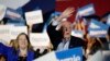 Democratic presidential candidate Sen. Bernie Sanders, I-Vt., right, with his wife Jane, speaks during a campaign event in San Antonio, Feb. 22, 2020. 