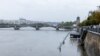 This photo taken on Sept. 15, 2024 in Prague shows the Vltava river as floods hit the Czech Republic. 