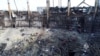 Así quedó la sala de conciertos Crocus City Hall, en las afueras de Moscú, después de la matanza del viernes pasado y el incendio que consumió parte de la instalación. Foto del Servicio de Emergencias de Rusia divulgada por Reuters el 26 de marzo de 2024.