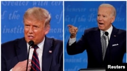 VaDonald Trump naVaJoe Biden