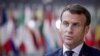 French President Emmanuel Macron arrives at a two-day face-to-face EU summit, in Brussels, Belgium, Oct. 15, 2020. 