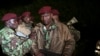 Kenyan soldiers hold their rifles near the Westgate shopping centre in Nairobi September 23, 2013.