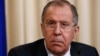 Russian Foreign Minister Sergei Lavrov attends a news conference in Moscow, Russia, Feb. 7, 2017. 