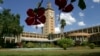 FILE - A view of the Kenyan parliament building in Nairobi.