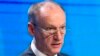 FILE - Kremlin Security Council Secretary Nikolai Patrushev speaks at an international security conference in Moscow, Russia, April 27, 2016. 